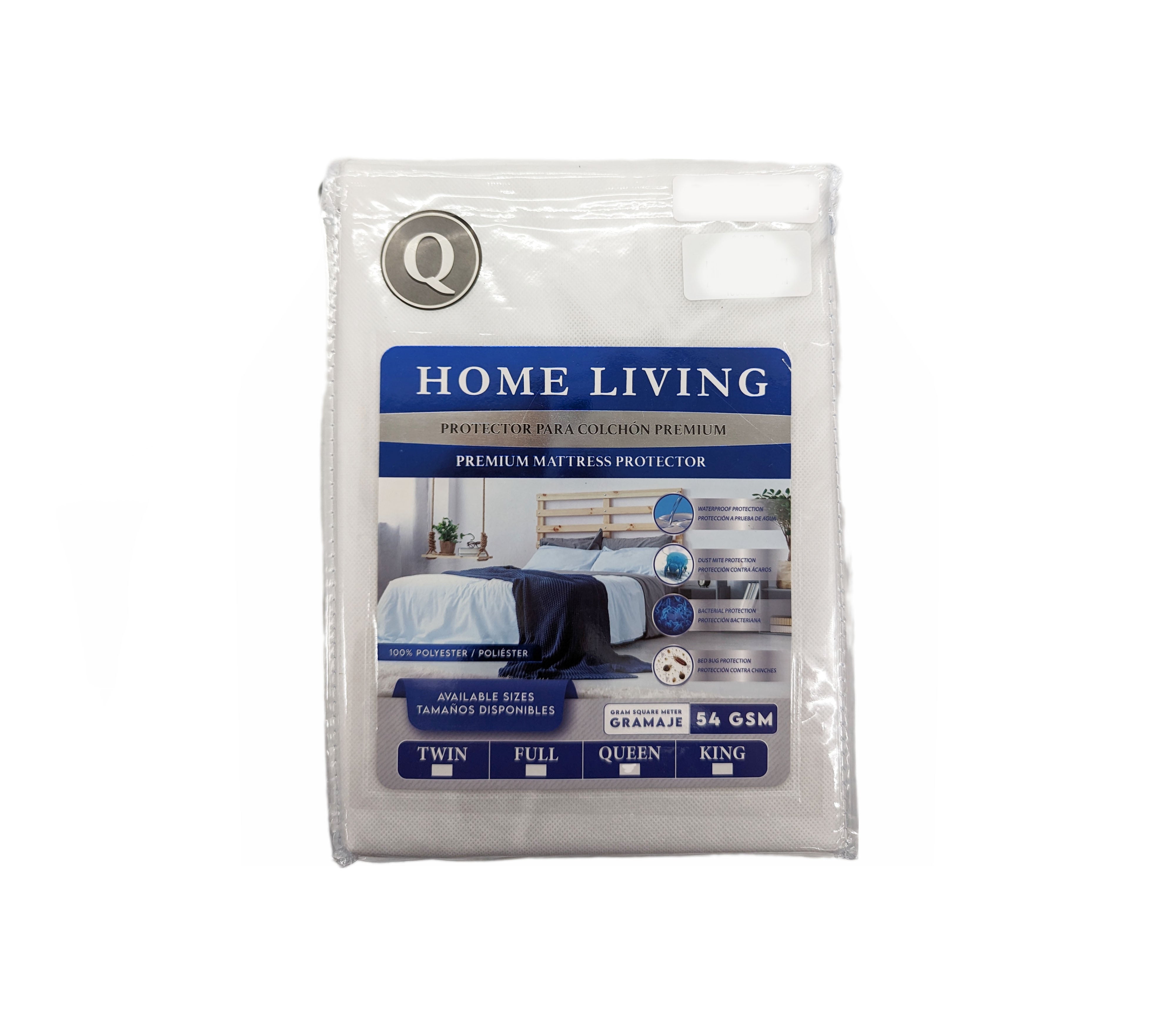 King Size Mattress Protector 78x80+16 Inch - Waterproof, Hypoallergenic, Breathable Bed Cover for Home & Guest Room Comfort