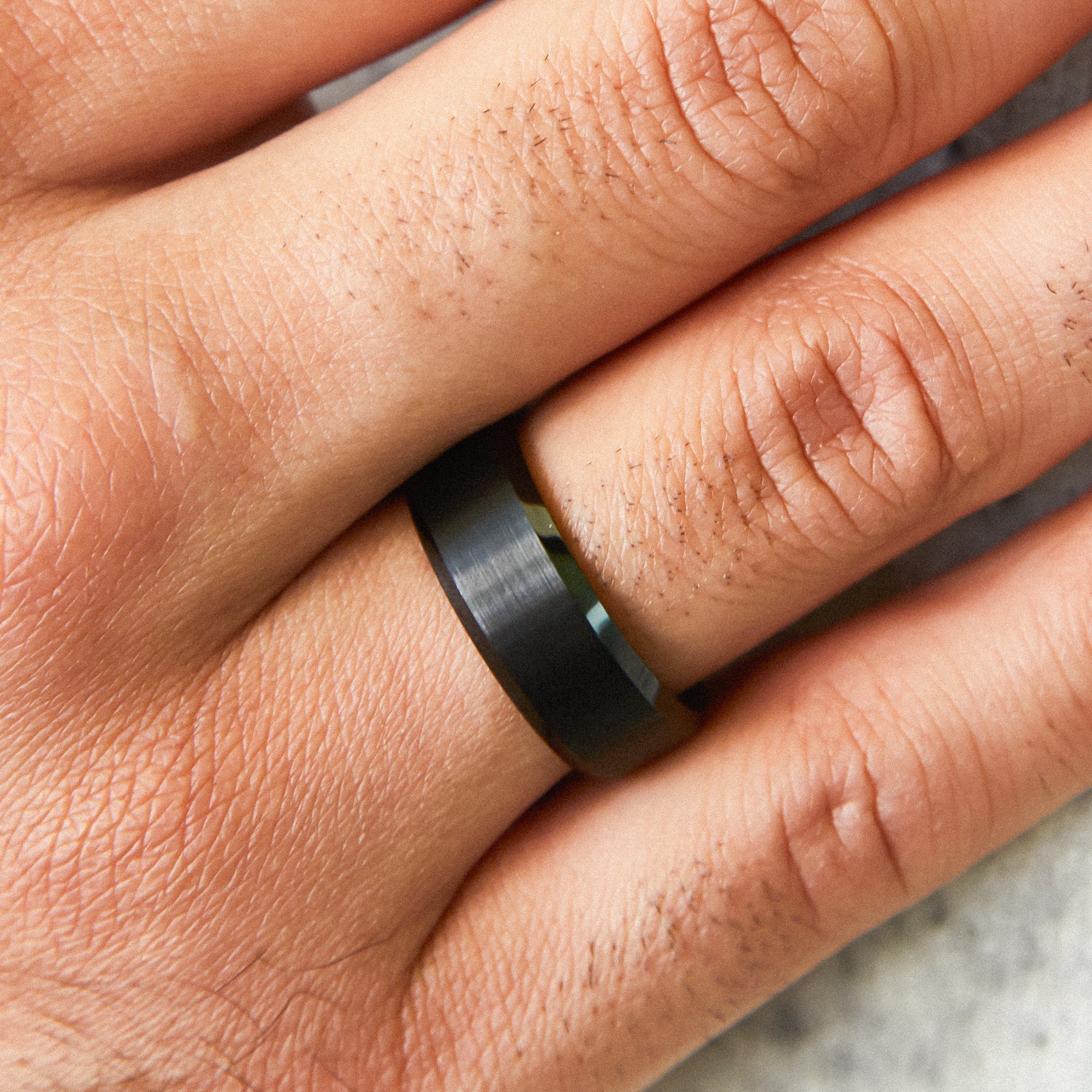 Matte Black Tungsten Wedding Band for Men - Durable & Comfort Fit - Perfect for Everyday Wear, Anniversary & Special Occasions