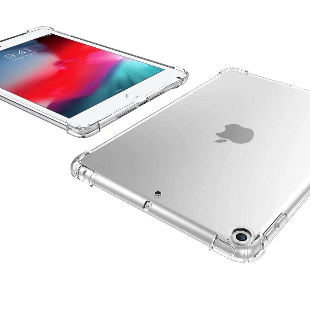 Shockproof Soft TPU Clear Silicone Case for iPad 10.2 (7th/8th Gen 2019/2020) - Perfect for School, Work & Travel Protection