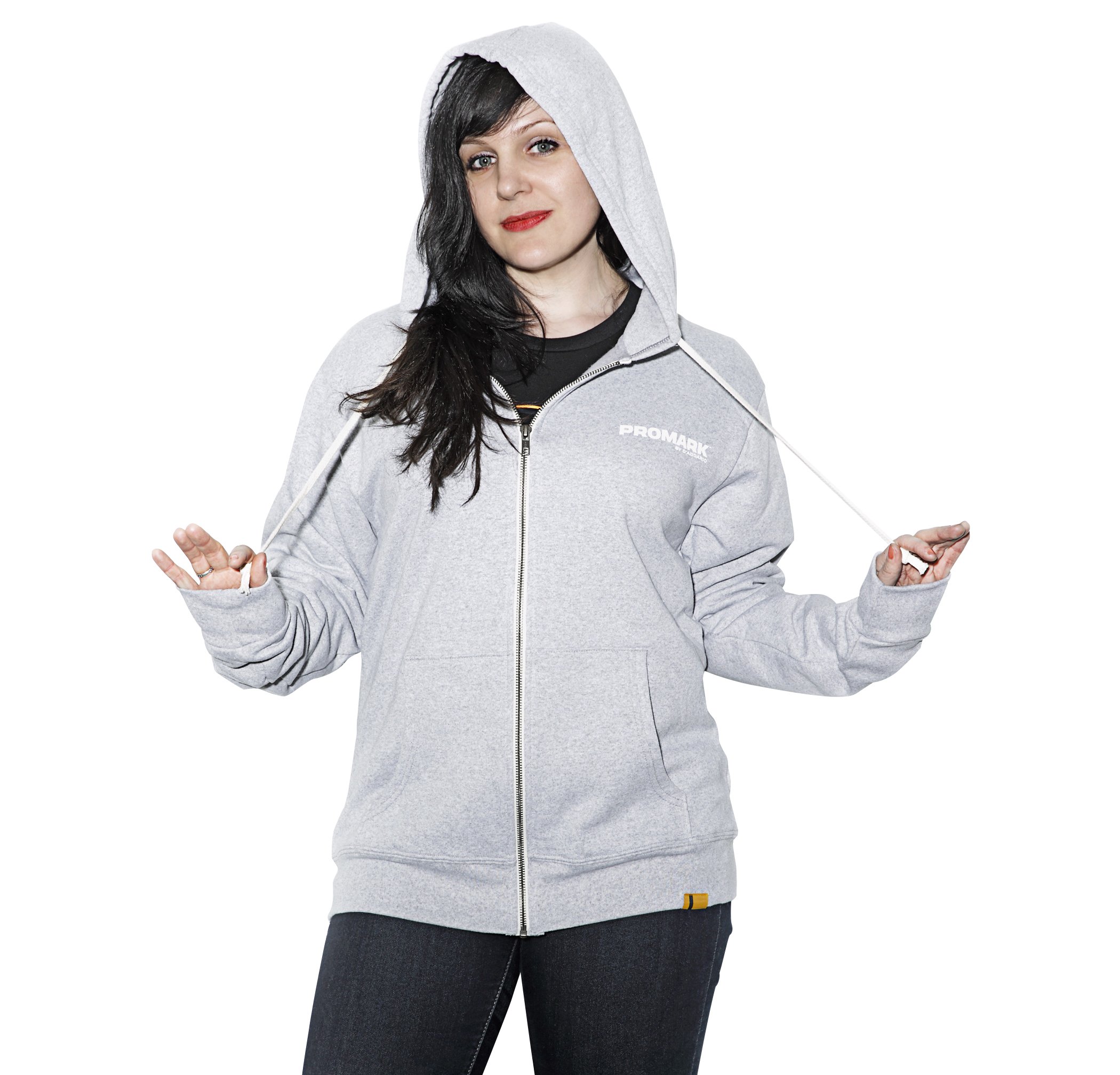 ProMark PM02L Zip-Up Hoodie for Men & Women - Lightweight Fleece Pullover with Front Pockets - Perfect for Casual Wear, Outdoor Activities & Gym Workouts