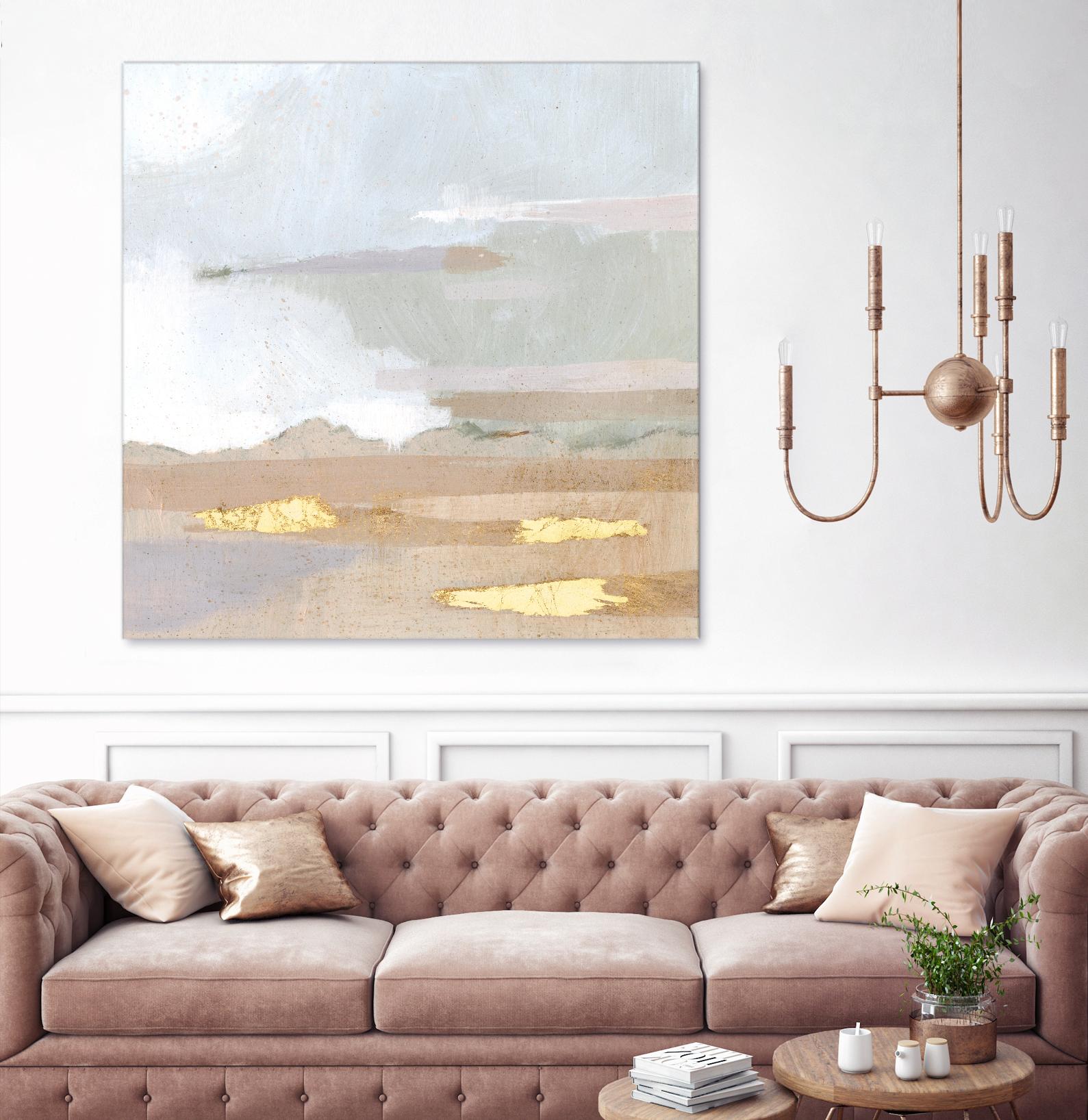 Abstract Coastland I - Modern Coastal Wall Art for Home & Office Decor | Perfect for Living Room, Bedroom, Beach House & Vacation Rental Decorations