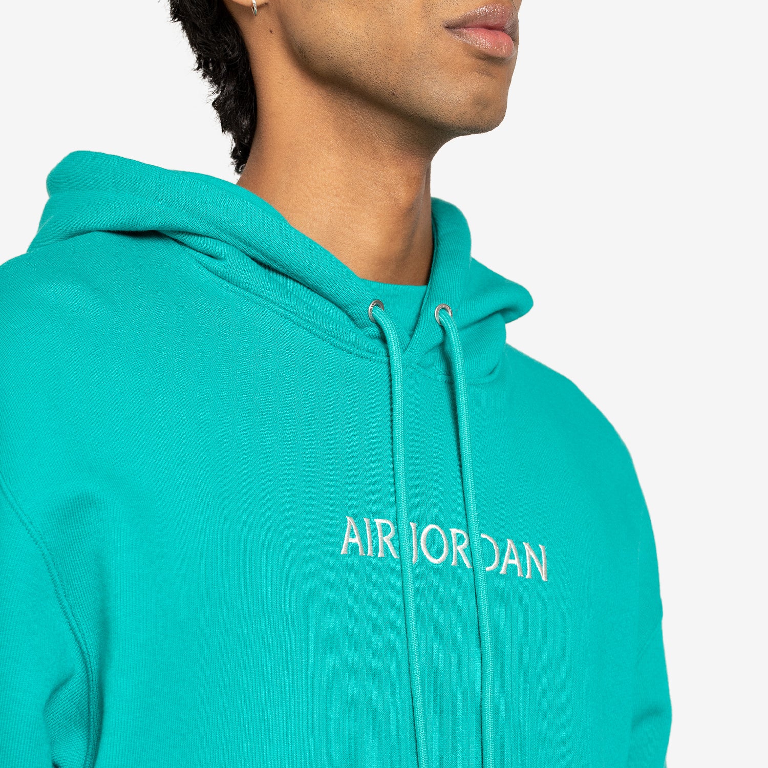 Air Jordan Wordmark Hoodie - New Emerald & Sail Colors | Stylish Men's & Women's Pullover for Casual Wear, Street Fashion & Gym Outfits