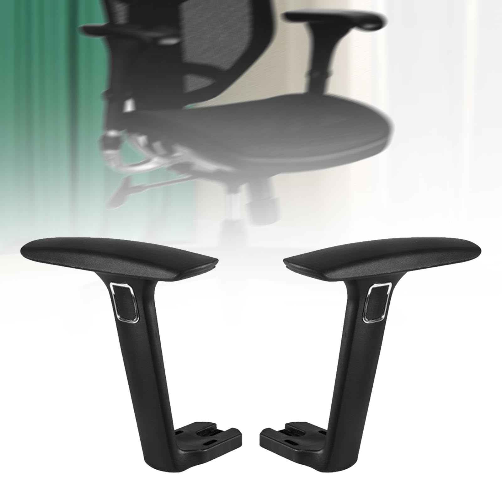 2 Pack Adjustable Gaming Chair Armrest Covers - Universal Fit for Most Gaming Chairs, Easy Installation, Reusable & Comfortable - Perfect for Office Work, PC Gaming & Home Theater Seating