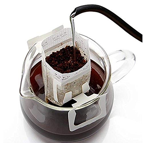 Disposable Coffee Filter Bags 100pcs - Hanging Ear Drip for Home & Travel
