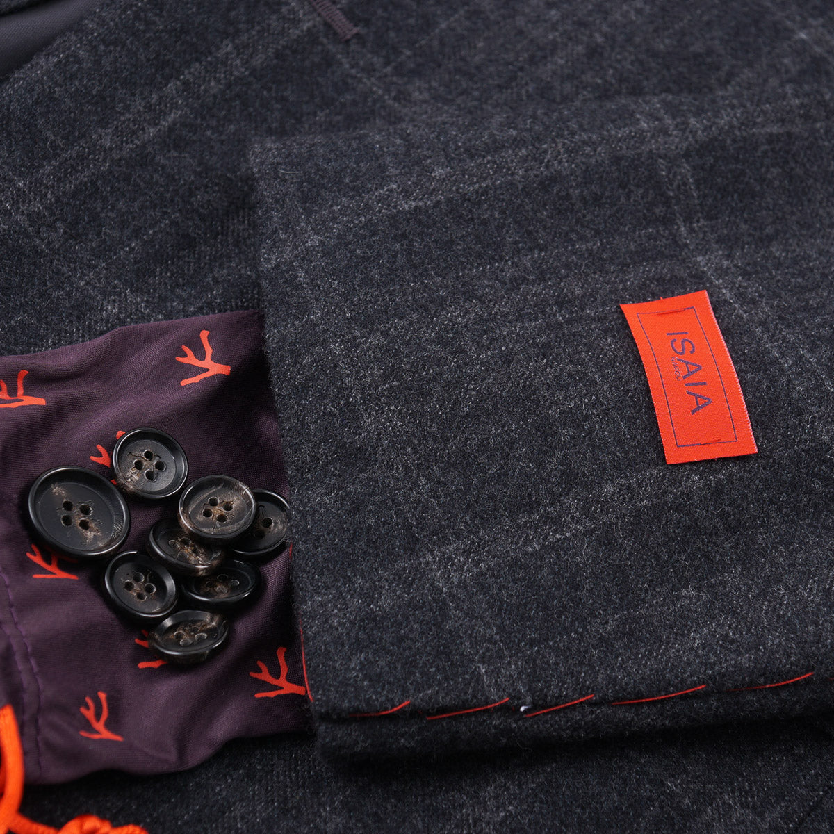 Isaia Tailored Fit Soft Wool Sport Coat for Men - Premium Italian Wool Blazer for Business & Formal Occasions