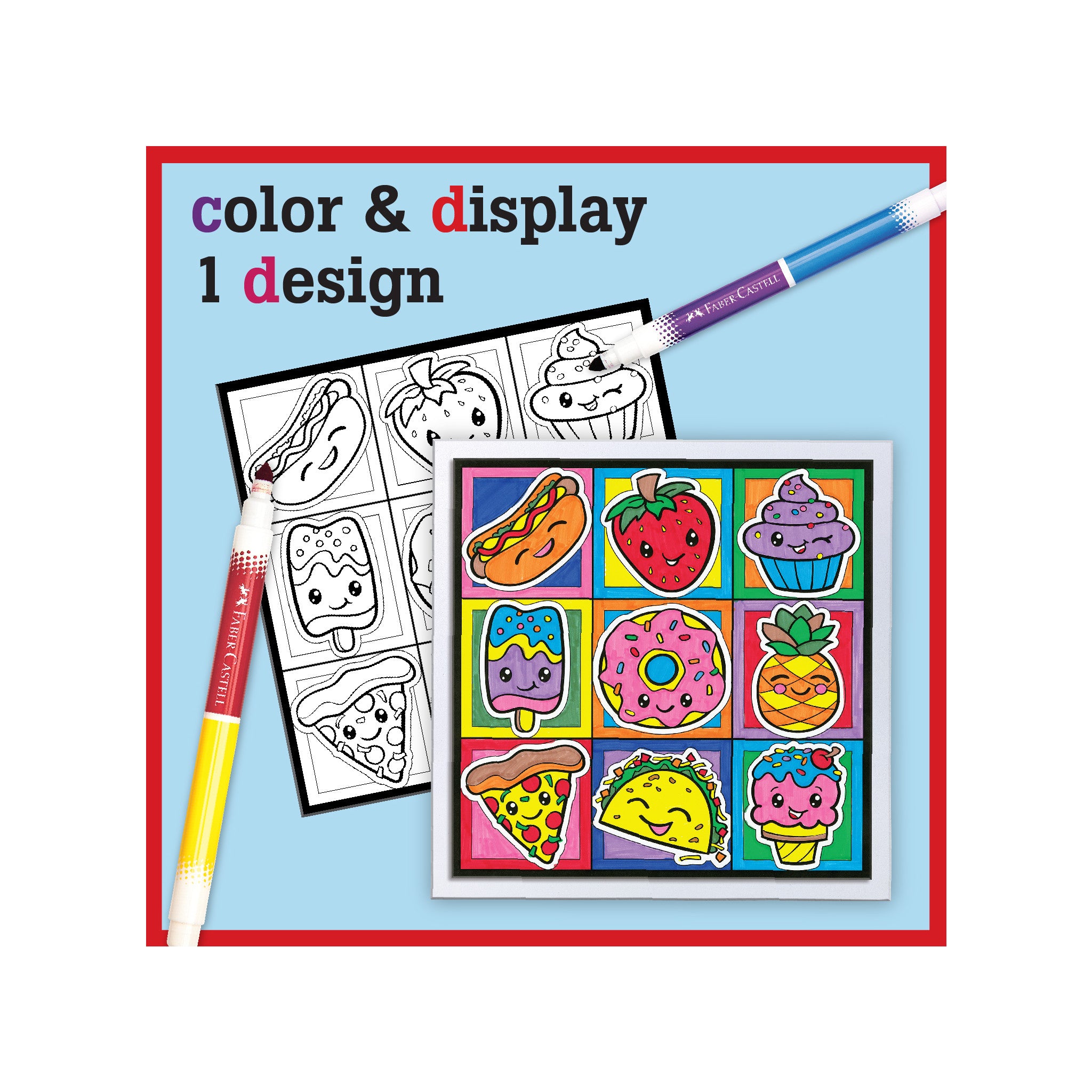 Color by Number Foodie Friends Coloring Book #14336 - Fun & Relaxing Activity for Kids & Adults, Perfect for Stress Relief & Creativity