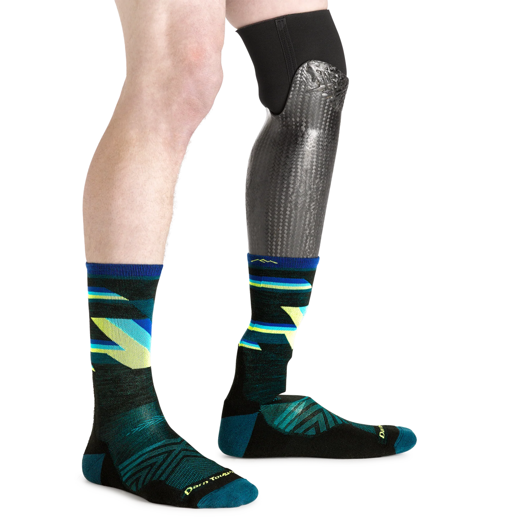 Bolt Micro Crew Ultra Lightweight Running Socks for Men - Breathable Athletic Socks for Jogging, Gym & Marathon Training - D1056M