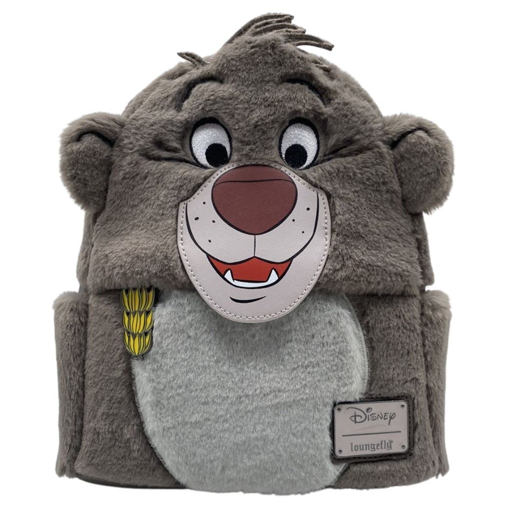 Loungefly Jungle Book Baloo Bear Cosplay Backpack - Disney Inspired Crossbody Purse for Women & Girls - Perfect for Disney Parks, Cosplay Events & Everyday Use