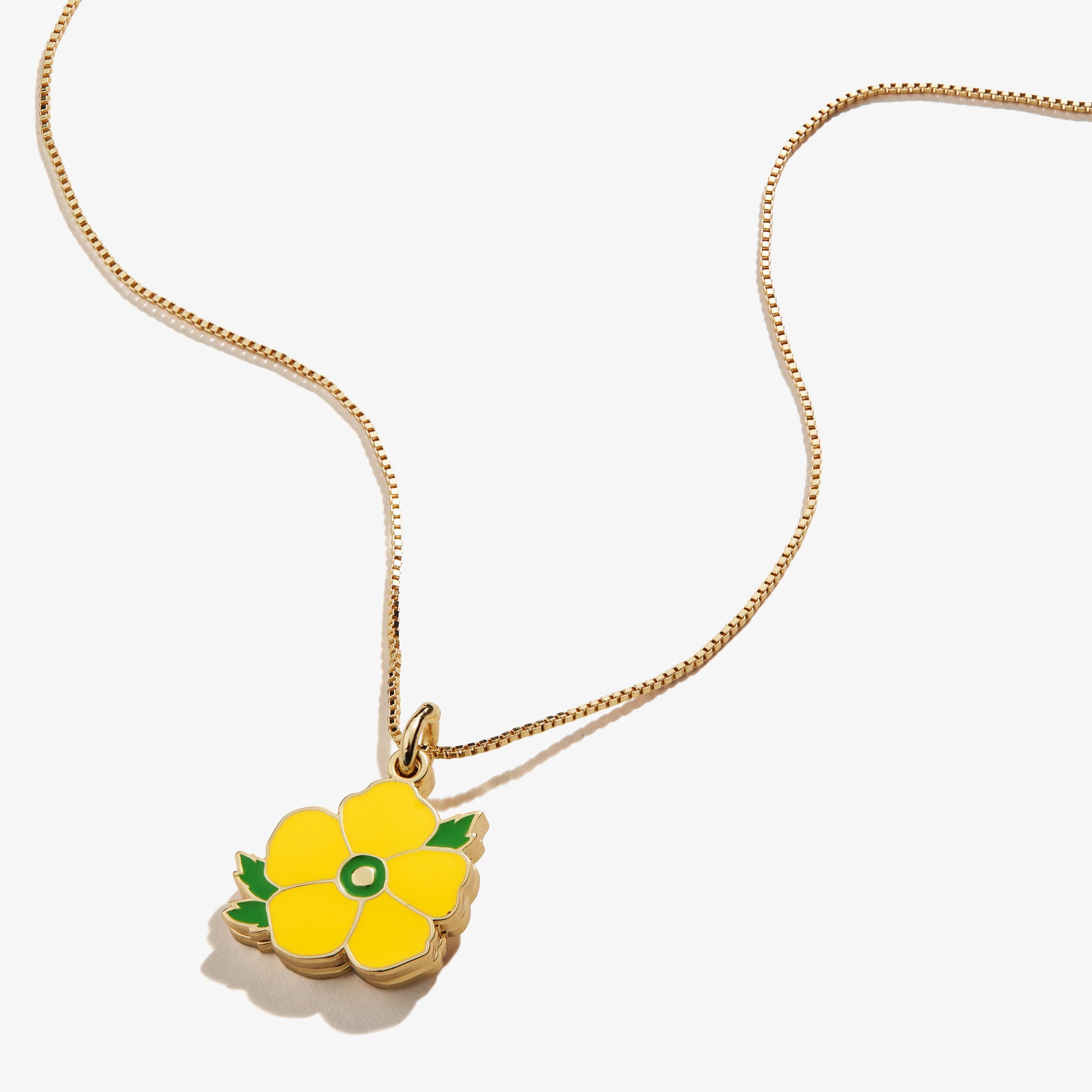 Buttercup Flower Necklace - 'Find Joy In Every Moment' Inspirational Jewelry for Women, Perfect Gift for Birthday, Anniversary & Everyday Wear