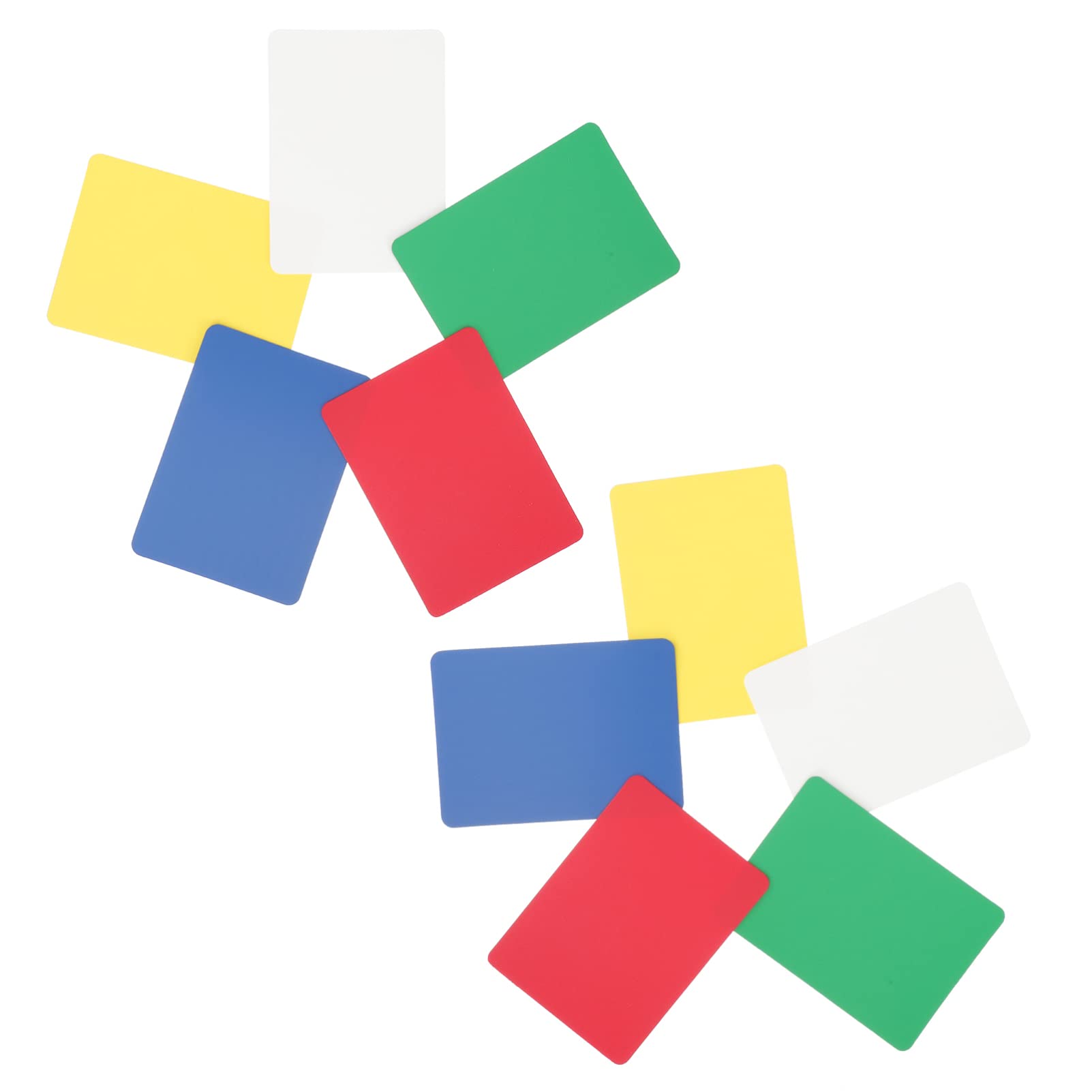 Professional Poker Size Cut Cards - 10pcs Assorted Color Plastic Casino Cut Cards for Poker Games, Card Dispensers, Casino Supplies | Perfect for Texas Hold'em, Blackjack & Home Poker Nights