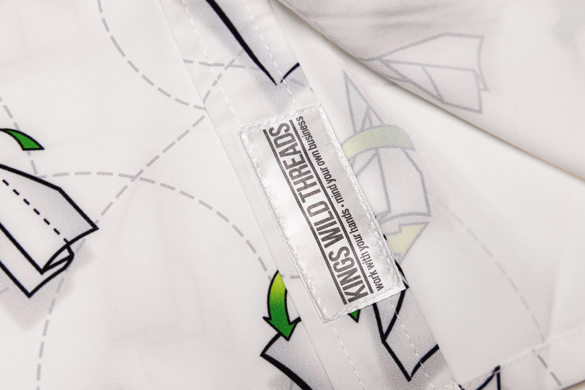 Kings Wild Threads Airplane Print Shirt - Stylish Casual Wear for Travel & Aviation Enthusiasts