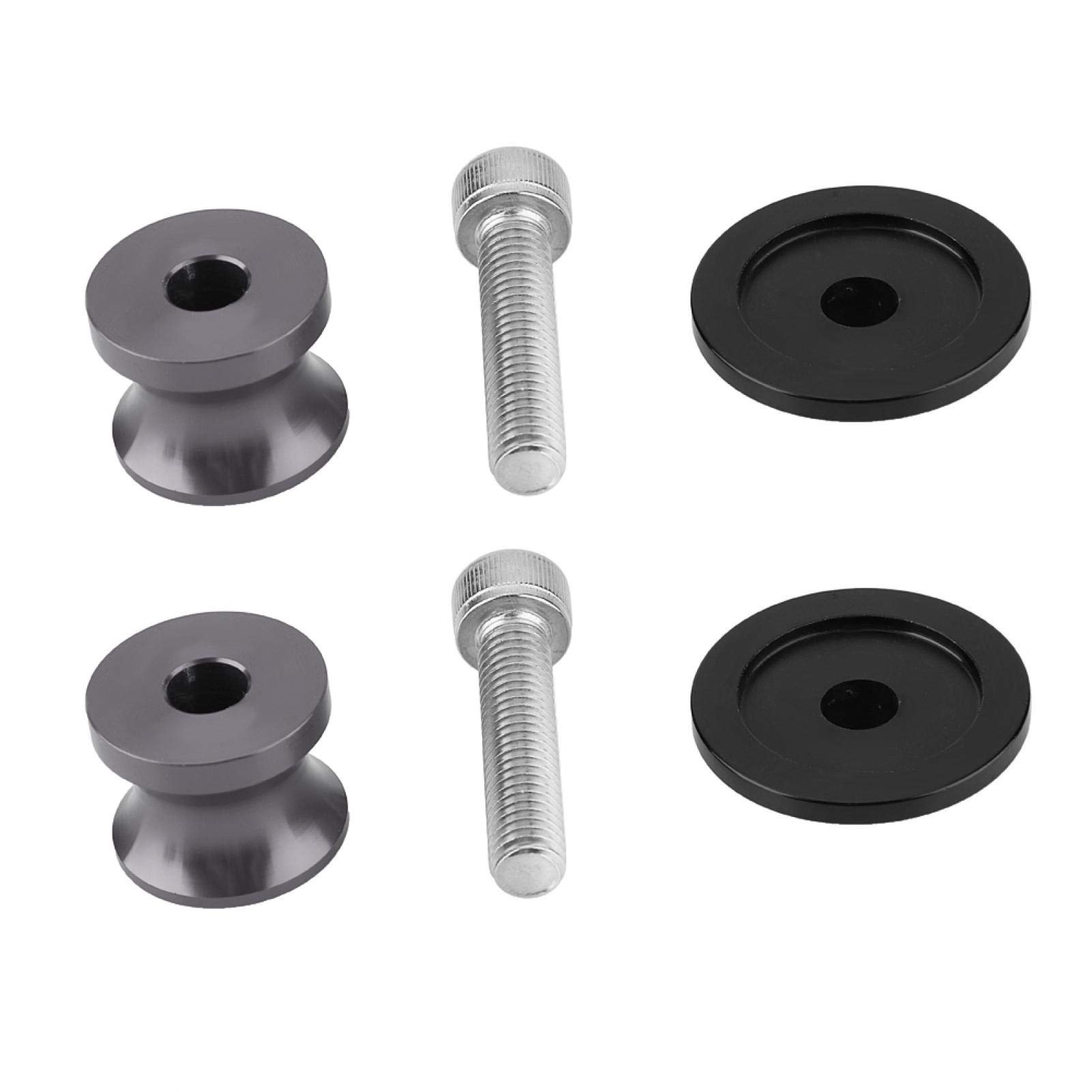 Wosune CNC Swingarm Bobbins - 2pcs 6mm Titanium Motorcycle Swing Arm Spools for Men | Perfect for Bike Maintenance & Wheel Alignment