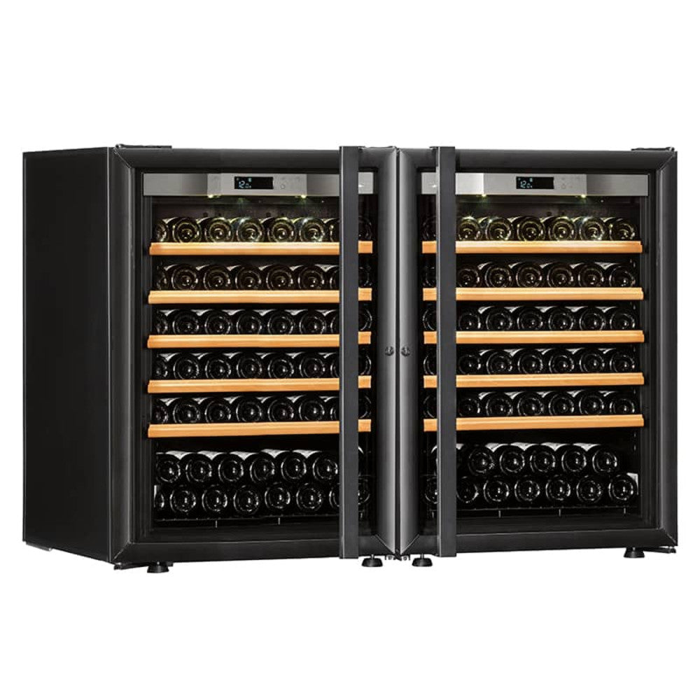 Vintage Wine Cabinet - Double Prestige Loft Style for Wine Storage & Display | Perfect for Home Bars, Dining Rooms & Wine Cellars