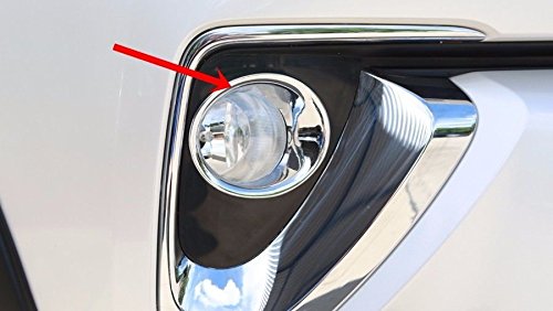 Toyota Fortuner & Hilux SW4 2016-2019 H11 Halogen Fog Lights Kit - 12V 55W Replacement Front Bumper Lamps for Improved Visibility in Rainy & Foggy Conditions