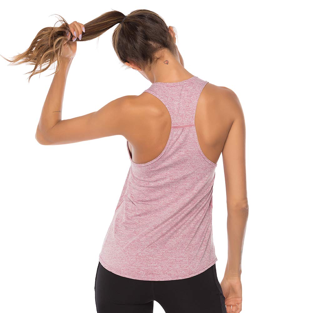 GRAJTCIN Women's Athletic Workout Tank Tops - Breathable Yoga Shirts for Gym, Running & Fitness - Comfortable Muscle Training Exercise Clothes for Active Women | Perfect for Yoga, CrossFit & Outdoor Workouts