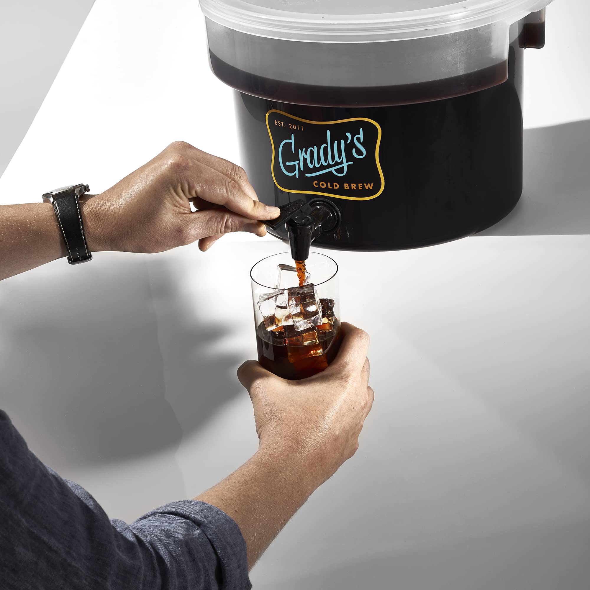 GRADY’S COLD BREW Coffee Pouches - New Orleans Style 100% Arabica Ground Coffee with Chicory | 12 Pack (48 Easy Brew Bags) Makes 144 Iced Coffees | Perfect for Home, Office & Outdoor Adventures | Eco-Friendly Reduced Packaging