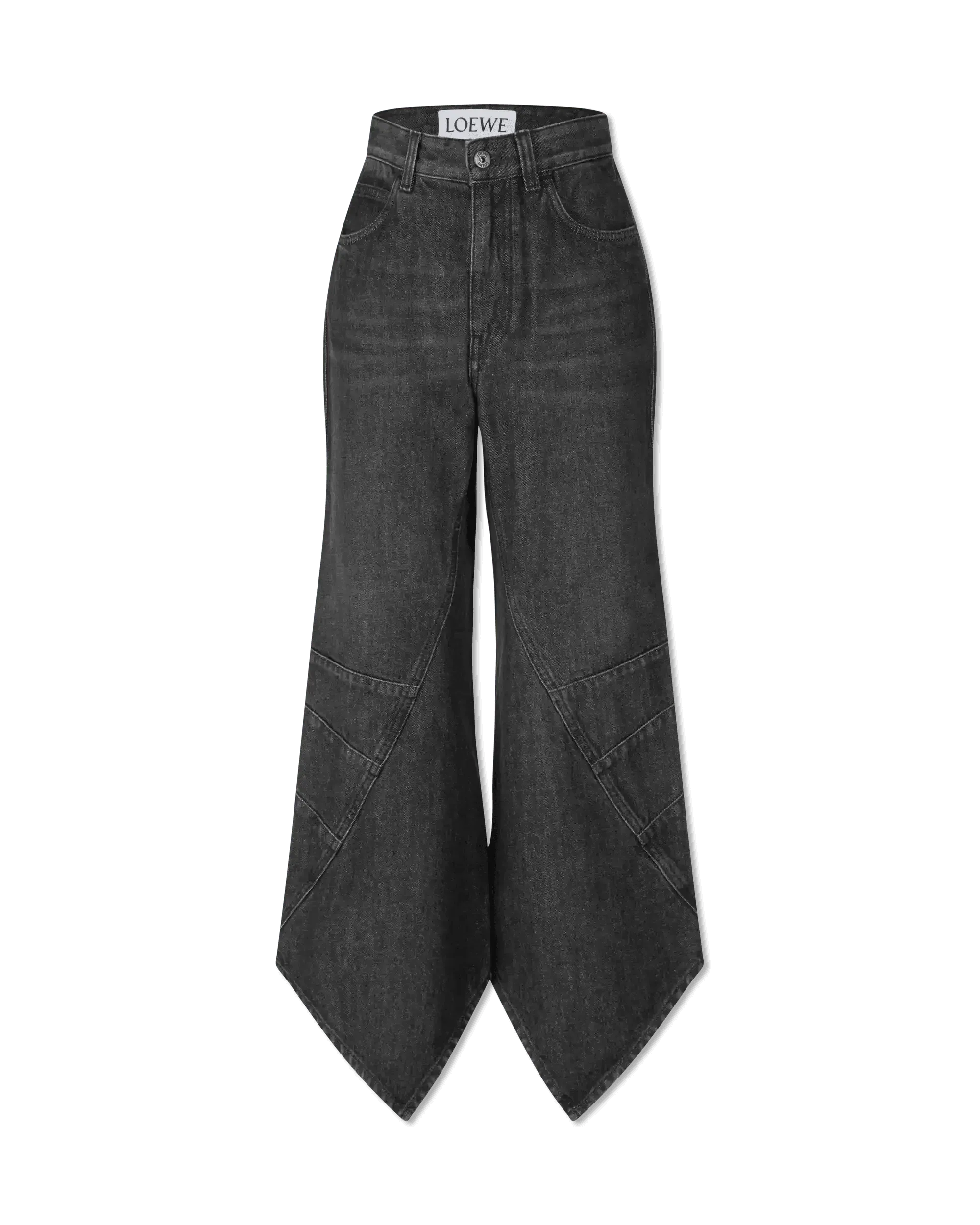 Stylish High-Waisted Curved Jeans 2787 for Women - Trendy Bootcut Denim Pants for Casual Wear & Night Out