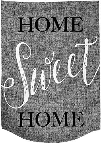Briarwood Lane 12.5 x 18 Inch Burlap Garden Flag - Home Sweet Home Design for Front Yard, Porch & Seasonal Decor