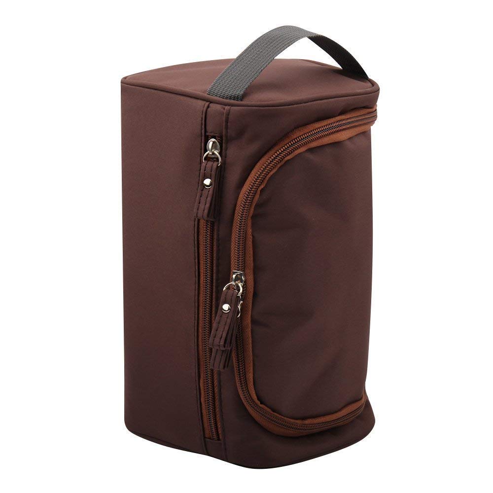 ALMURAT Travel Toiletry Bag with Hook - Waterproof Cosmetic Organizer Pouch for Makeup & Grooming Essentials | Perfect for Vacation, Business Trips & Daily Use (Random Color)