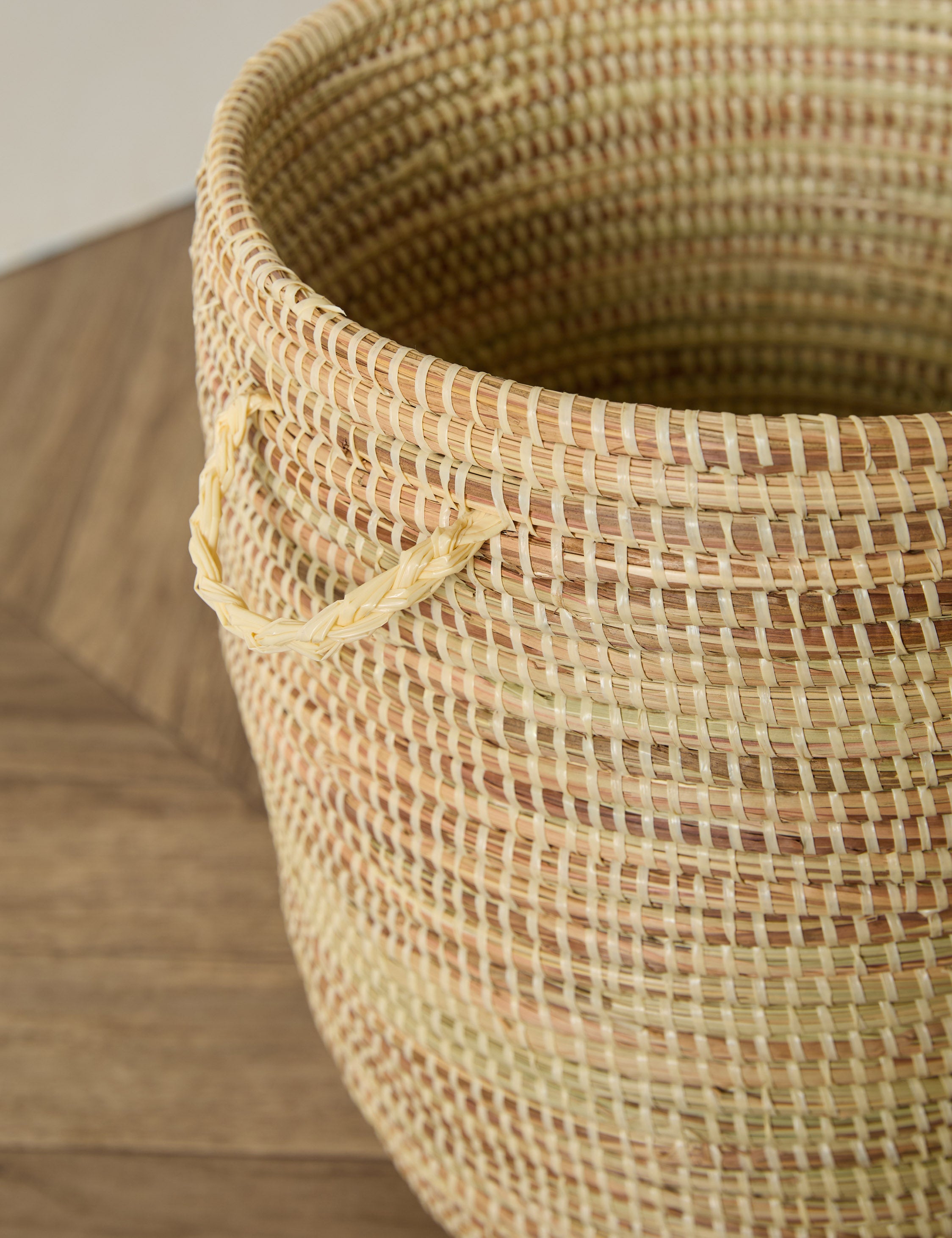 Mbare Dou Lid Storage Basket - Foldable Fabric Bin with Handles for Home Organization, Closet, Nursery & Office Storage - Perfect for Toys, Clothes & Household Items