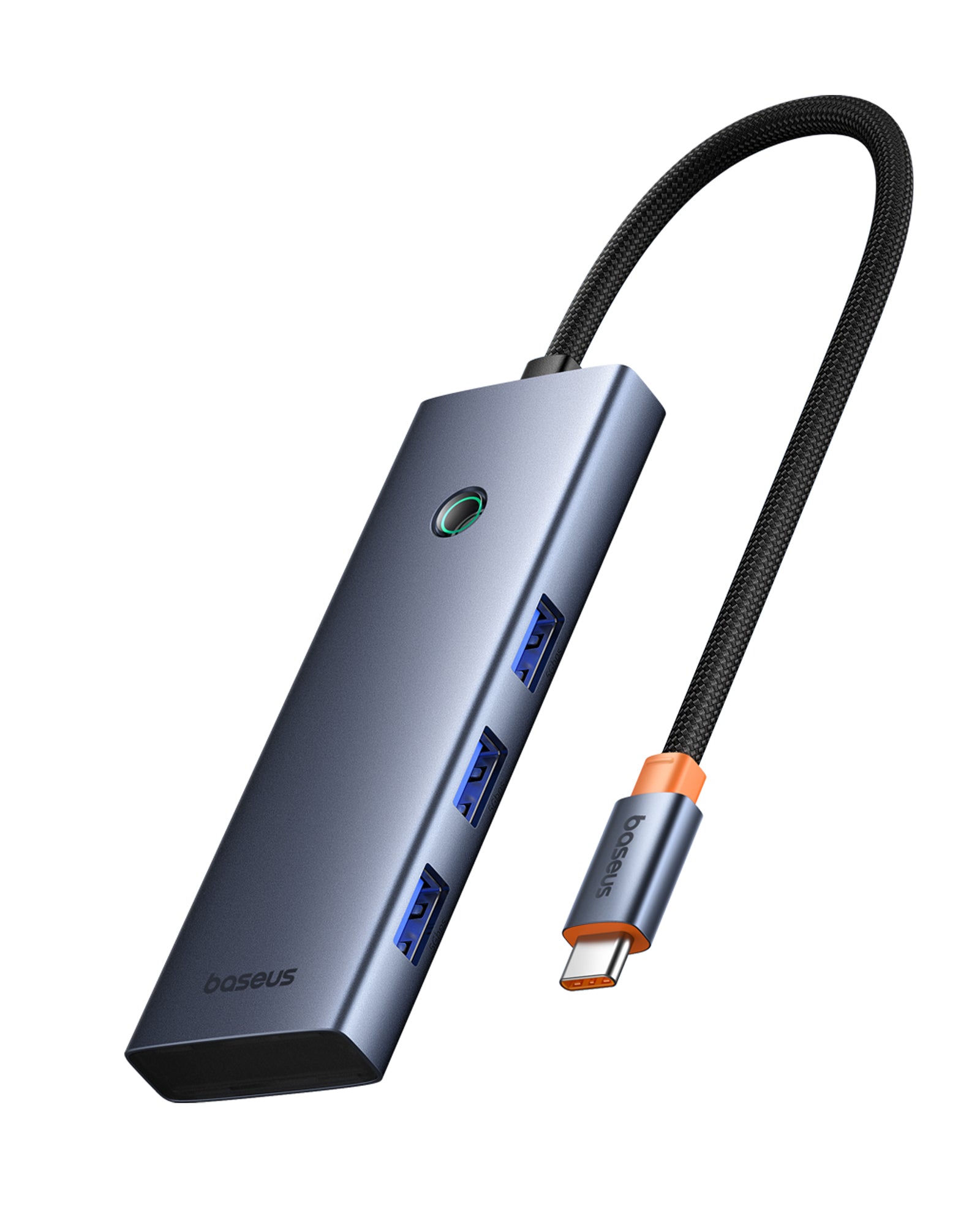 Baseus 7-in-1 USB C Hub Adapter with HDMI, USB 3.0, VGA, PD - Space Gray - Perfect for MacBook, Chromebook & Windows Laptops