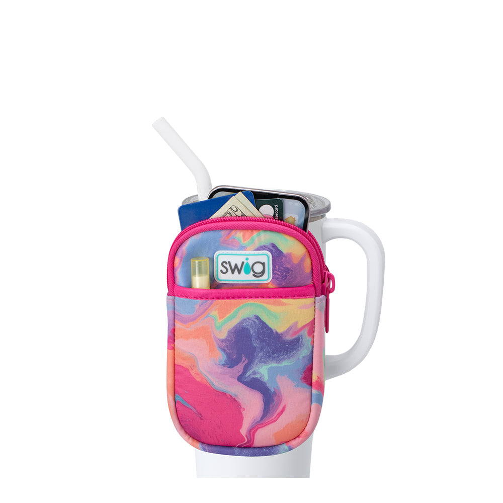 Candy Crush Mega Mug Pouch - Large Insulated Travel Coffee Cup Holder for Commuters, Office & Outdoor Activities