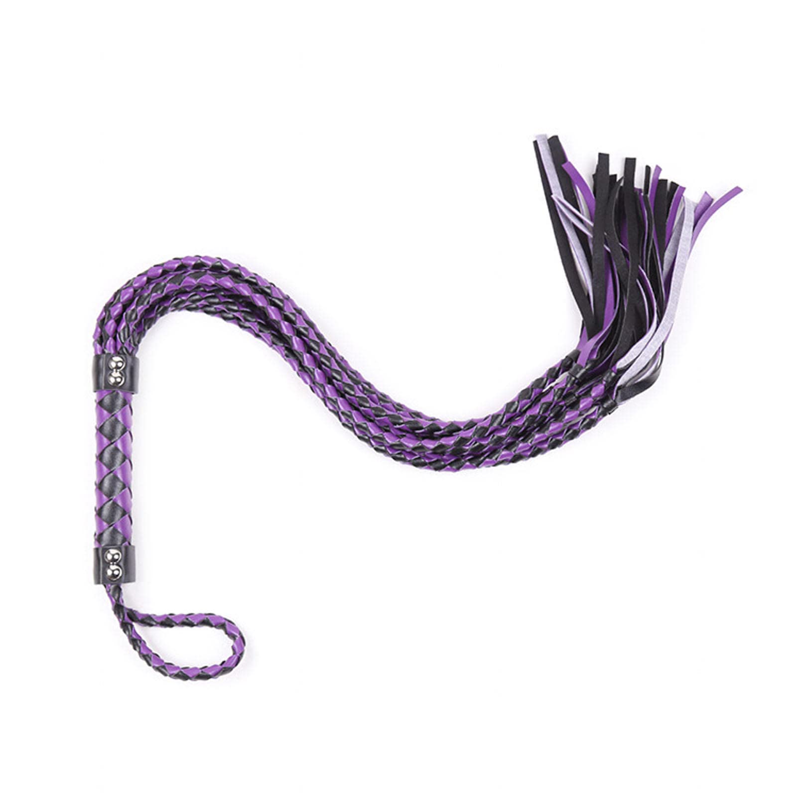 Premium HEPVET Adjustable Purple Hand-Woven Whip - Sensual Adult Toy for Couples, BDSM, and Passionate Play - Perfect for Romantic Nights & Spicing Up Your Relationship