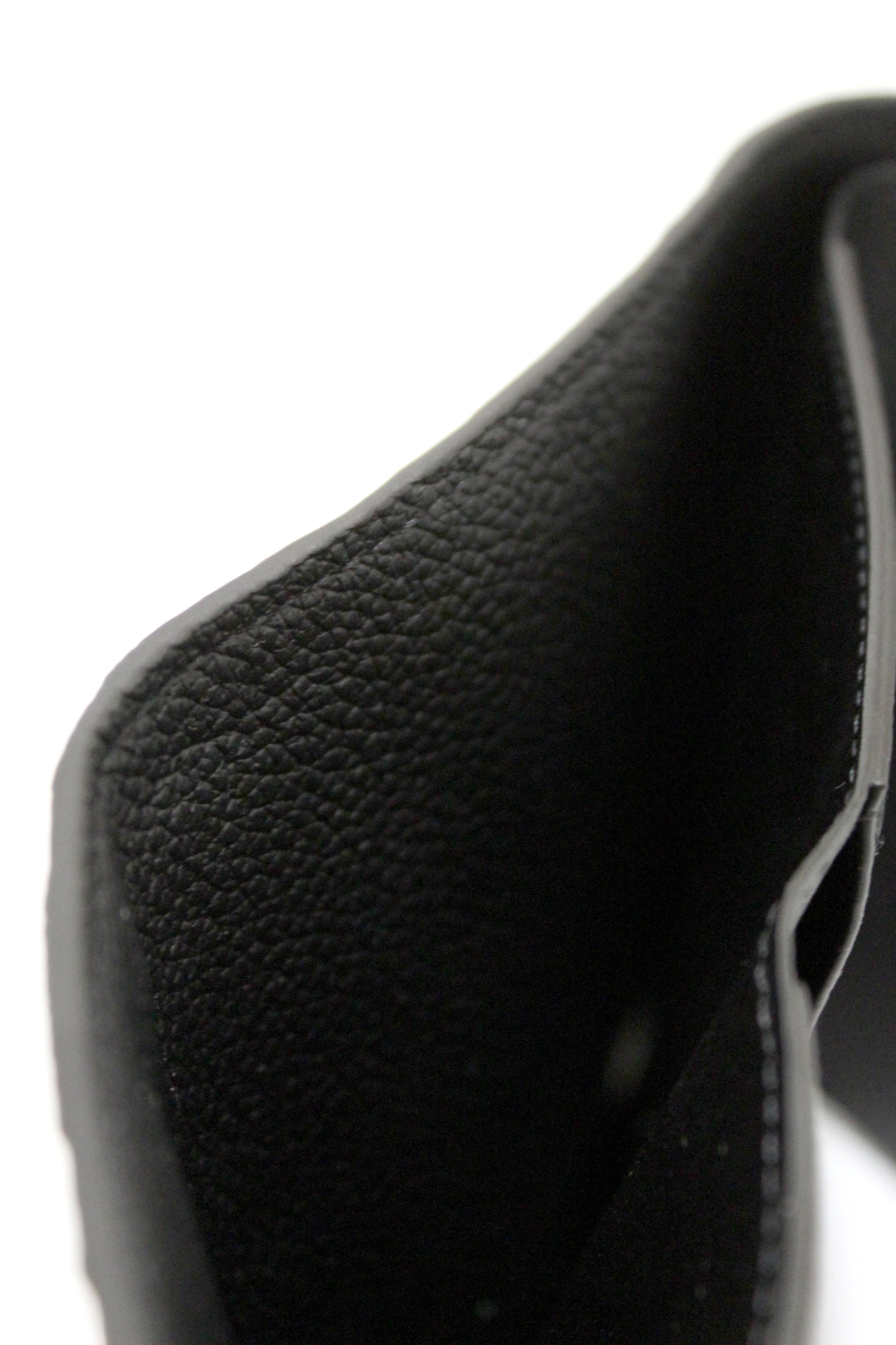 Authentic Louis Vuitton Black Monogram Empreinte Leather Victorine Wallet - Luxury Compact Wallet for Women, Perfect for Everyday Use & Travel Accessories