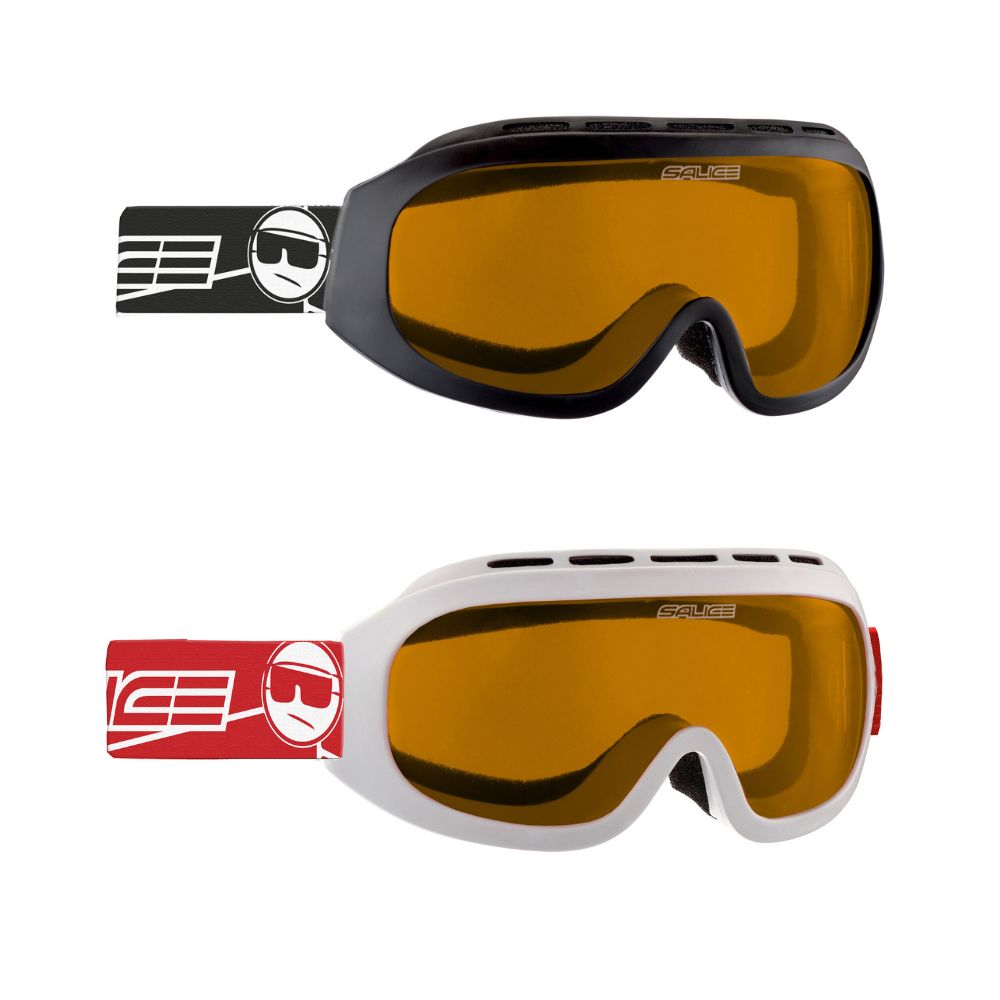 Salice Light Adaptive Kids Ski Goggles for Ages 3-6 Years - UV Protection & Anti-Fog Lens for Winter Sports & Outdoor Snow Activities