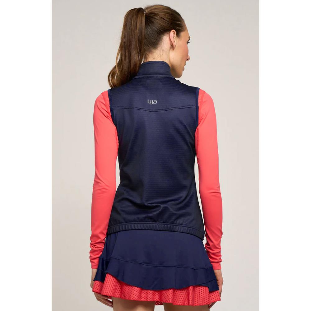 Lija Women's Lightweight Windbreaker Vest - Stylish Eggplant Purple Jacket for Outdoor Activities, Travel & Casual Wear