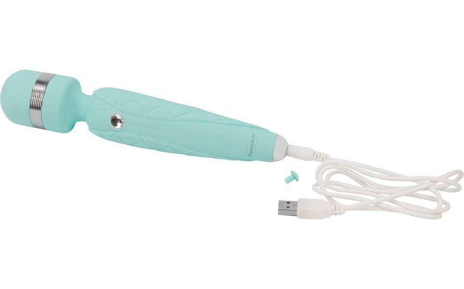 Pillow Talk Cheeky Wand Vibe with Swarovski Crystal - Rechargeable Personal Massager for Relaxation & Intimate Moments - Perfect for Couples & Solo Use