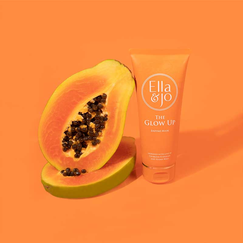 Ella & Jo The Glow Up Enzyme Mask - Brightening & Exfoliating Facial Treatment for Glowing Skin | Perfect for Nighttime Skincare Routine & Spa Days