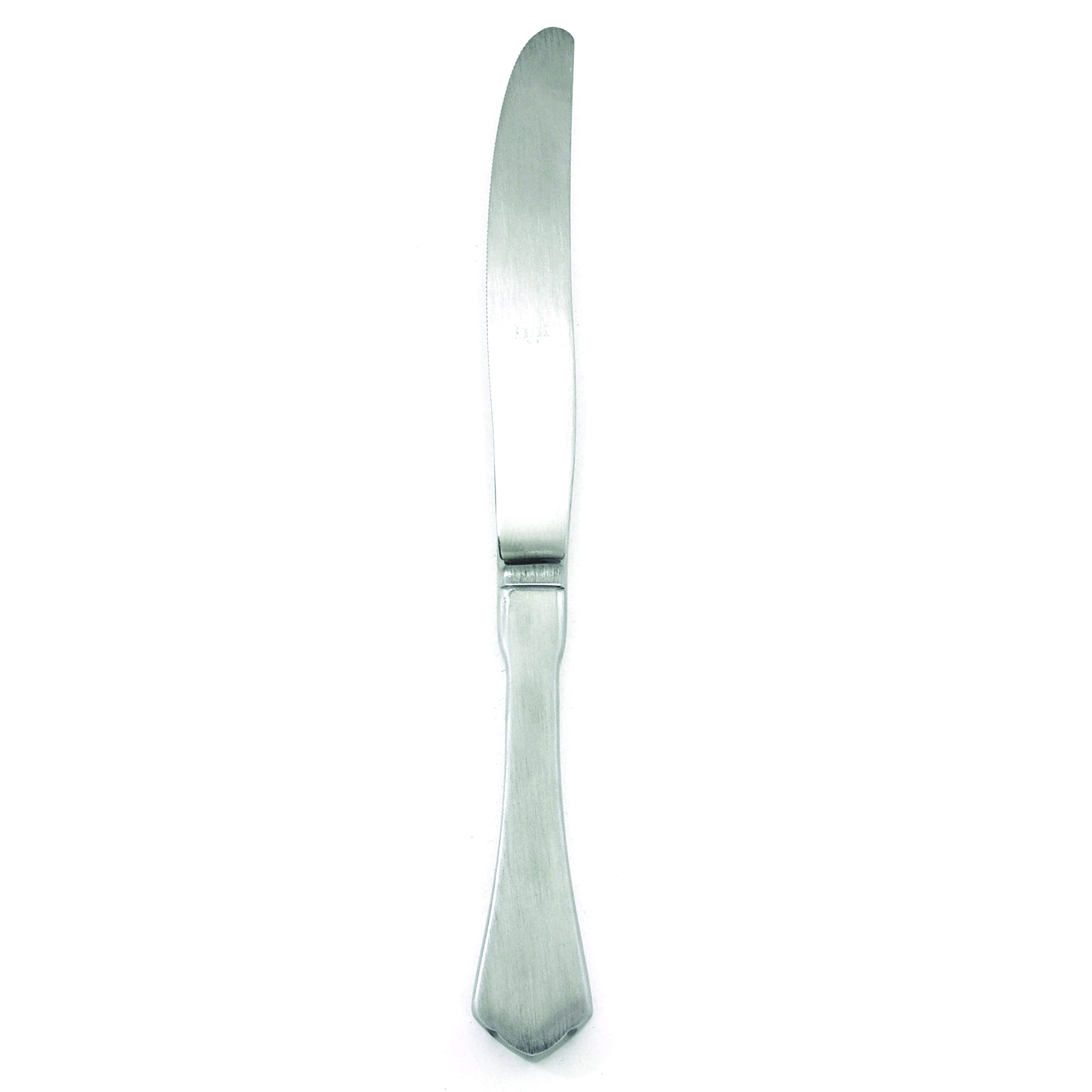 Mepra AZB10571103 Ginevra Ice Table Knife Set - 24-Pack Stainless Steel Cutlery, 9.7 Inches, Dishwasher Safe - Perfect for Restaurants, Catering, and Elegant Dinner Parties