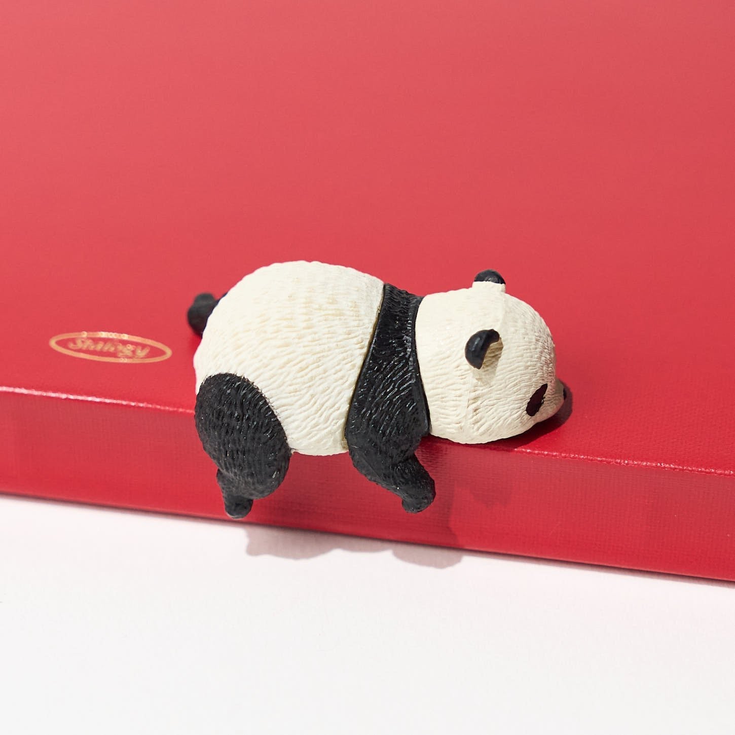 Panda Resting on the Edge Gacha Capsule Toy - Cute Collectible Figure for Anime Fans, Desk Decor & Stress Relief | Perfect for Office, Home Display & Kawaii Collections