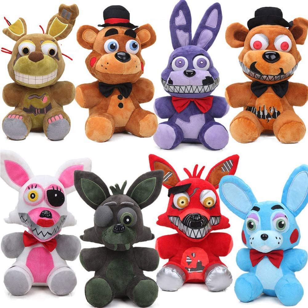 7 Inch Soft Plush Animal Stuffed Toys - Cute & Cuddly Plush Dolls for Kids, Perfect Gift for Animal Lovers - Great for Birthday Presents, Nursery Decor & Comfort Companions