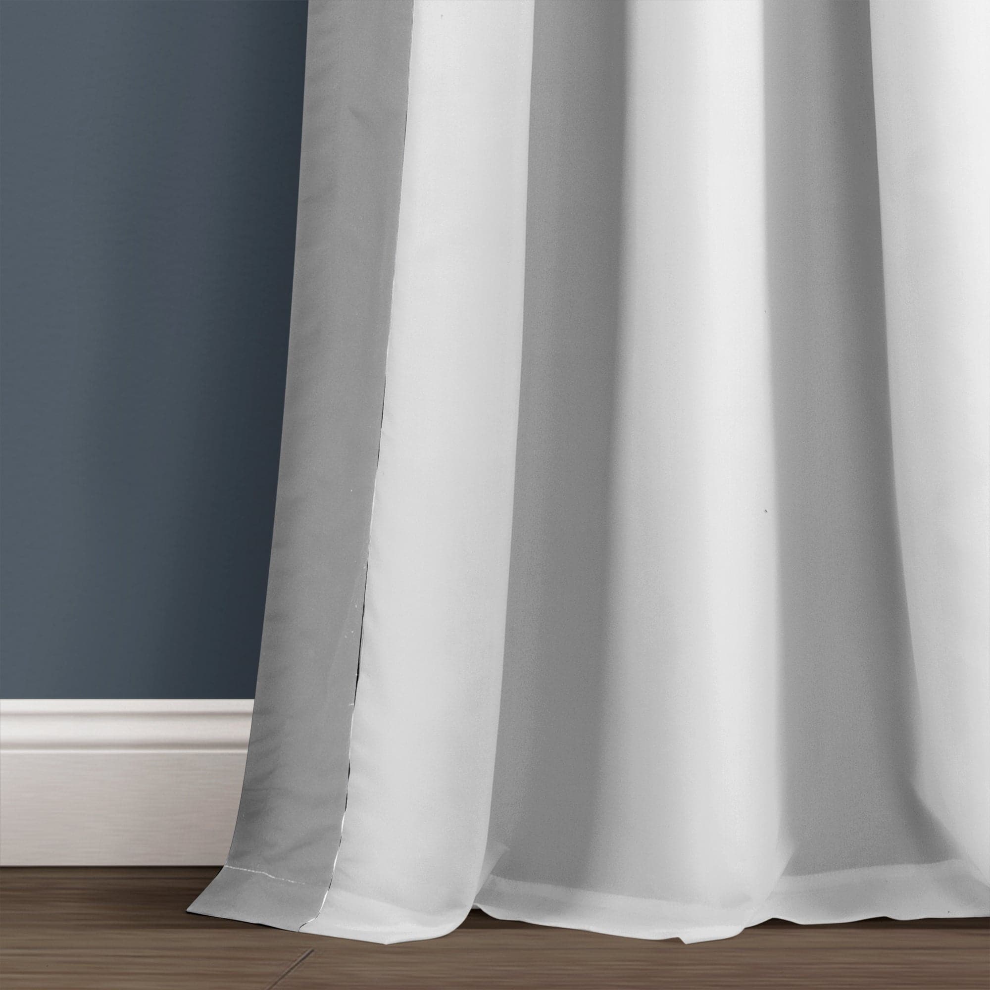 Blackout Window Curtain Panel - Light Blocking Room Darkening Drapes for Bedroom, Living Room & Nursery - Thermal Insulated Noise Reducing Curtains - 100% Polyester Fabric (Black, 42x84 Inch) - Perfect for Home Theater, Shift Workers & Light Sleepers