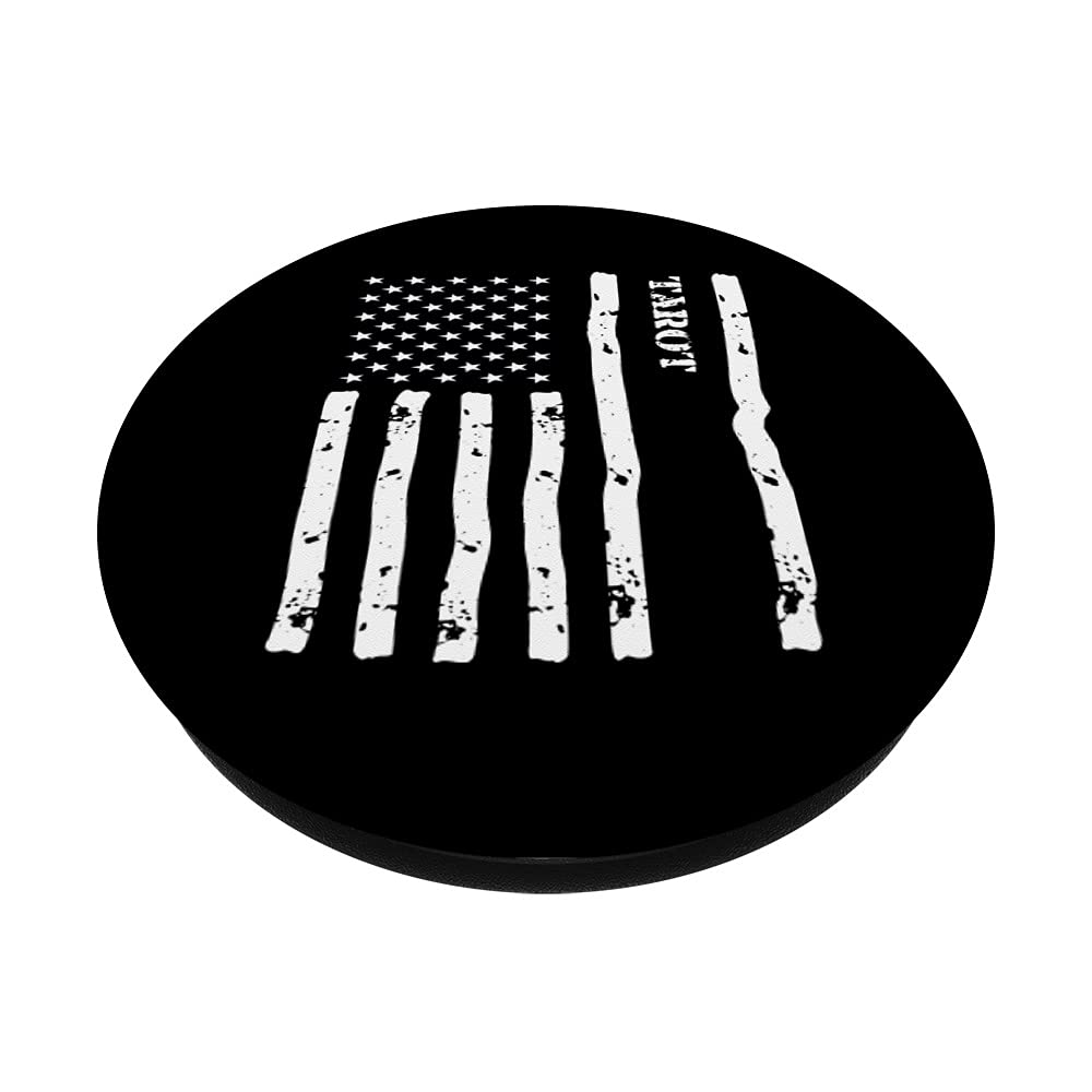 USA Flag Tarot Accessories - Swappable PopSockets PopGrip for Phones & Tablets | Perfect for Tarot Enthusiasts & Phone Protection