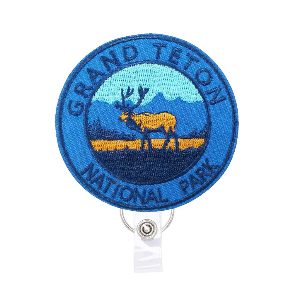 Reeleer Black Sheep Biker Badge Reels Retractable - 24 Inch Thick Pull Cord with Alligator Clip & Key Ring - Ideal for Nurses, Security Guards & Motorcycle Enthusiasts