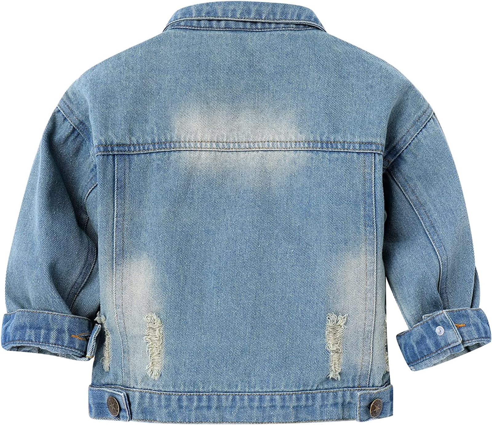 Baby Boys & Girls Denim Jacket - Toddler Button Down Jeans Jacket Top Coat for Kids | Casual Outerwear for Playdates, Preschool & Family Outings