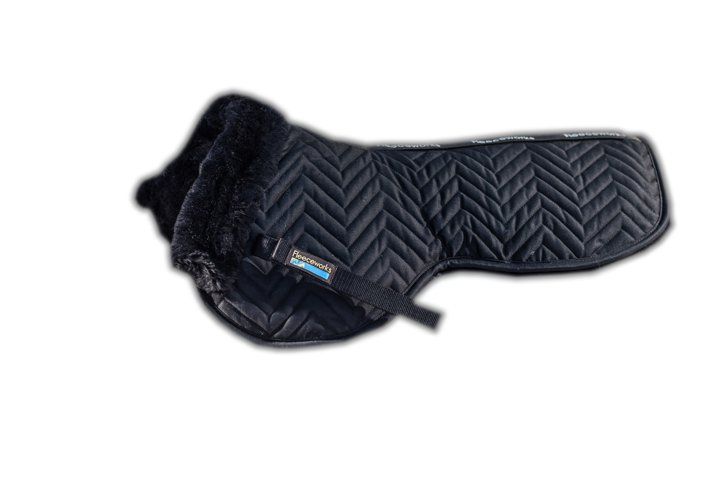 Therawool Perfect Balance Halfpad with Banded/Plain Edge - Therapeutic Wool Saddle Pad for Horses - Ideal for Dressage, Jumping & Trail Riding