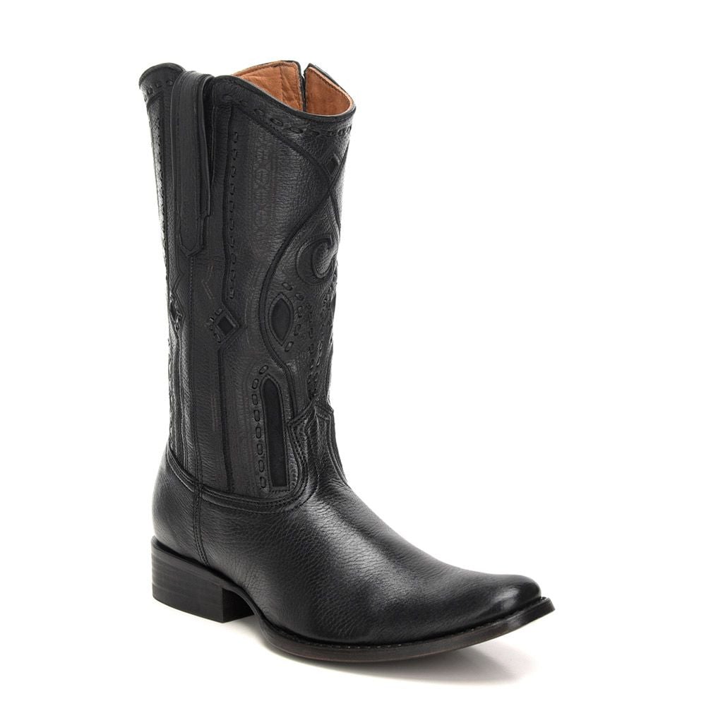 2T1JVE BOOTS CUADRA BLACK - Stylish & Comfortable Cowboy Boots for Women | Perfect for Western Rides, Country Events & Everyday Fashion
