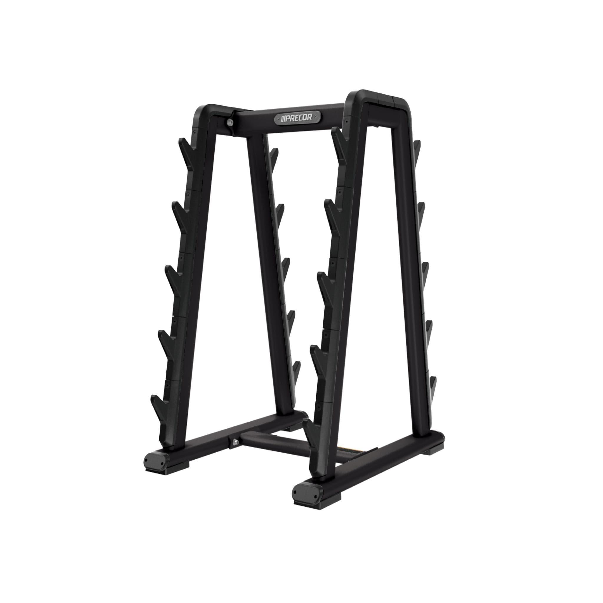 Precor Discovery Series Barbell Rack (DBR0808) - Heavy Duty Home Gym Equipment for Weight Training & Strength Workouts - Perfect for Garage, Basement & Commercial Gyms