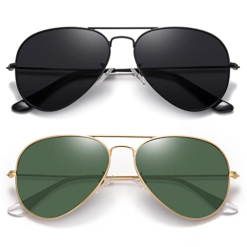 2pack Black Gray+gold Dark Green