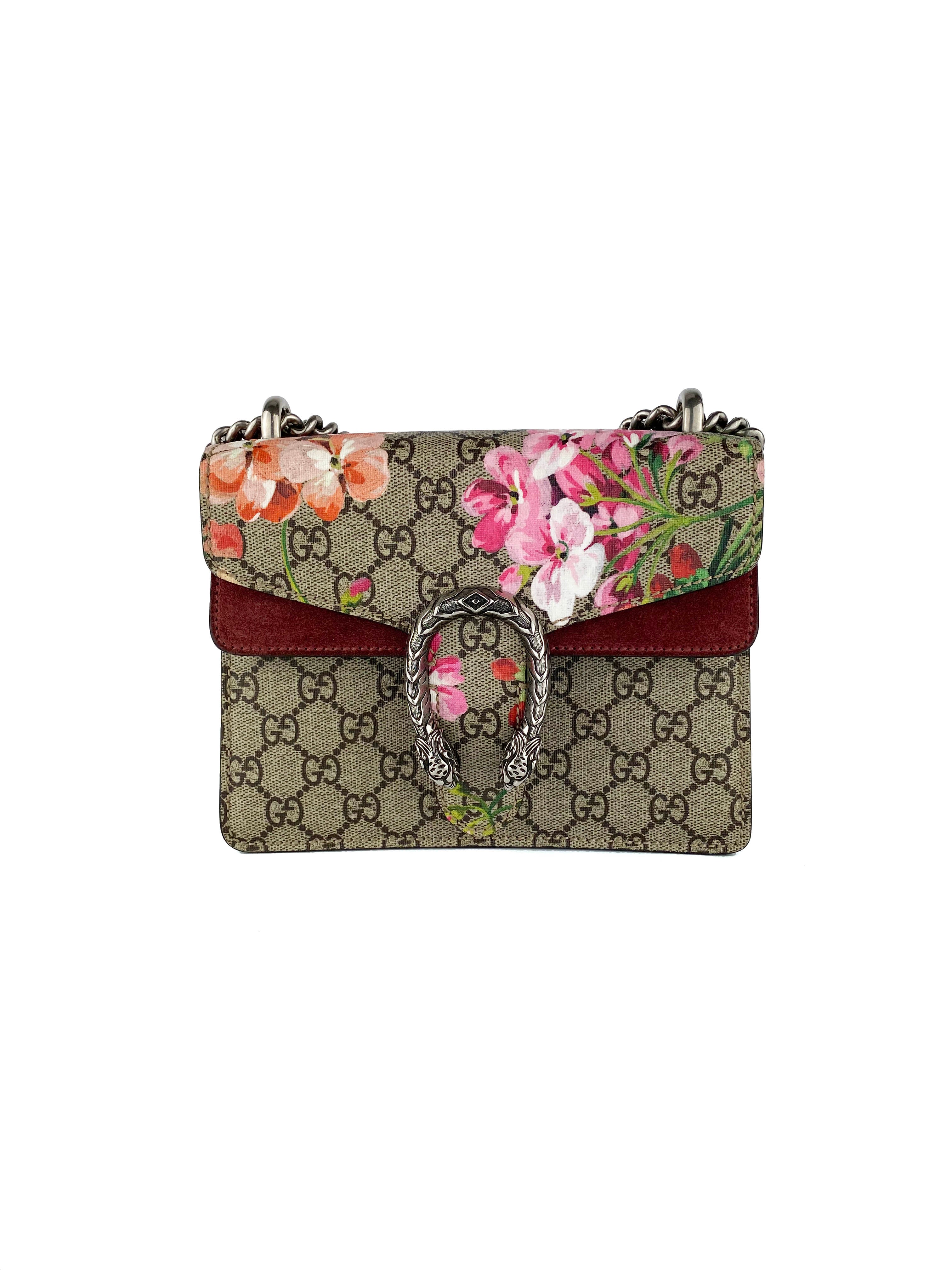Gucci Mini Blooms Dionysus Bag - Luxury Crossbody Bag for Women, Fashion Shoulder Purse with Floral Design | Perfect for Parties, Dates & Evening Events