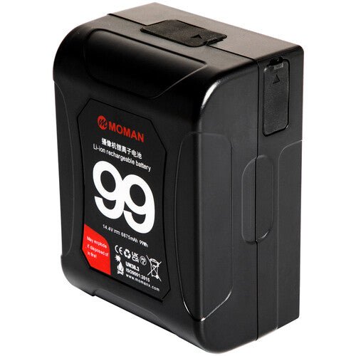 Colbor 99Wh V-Mount Battery with LCD Time Display - Professional Power Solution for DSLR Cameras, LED Lights & Film Equipment