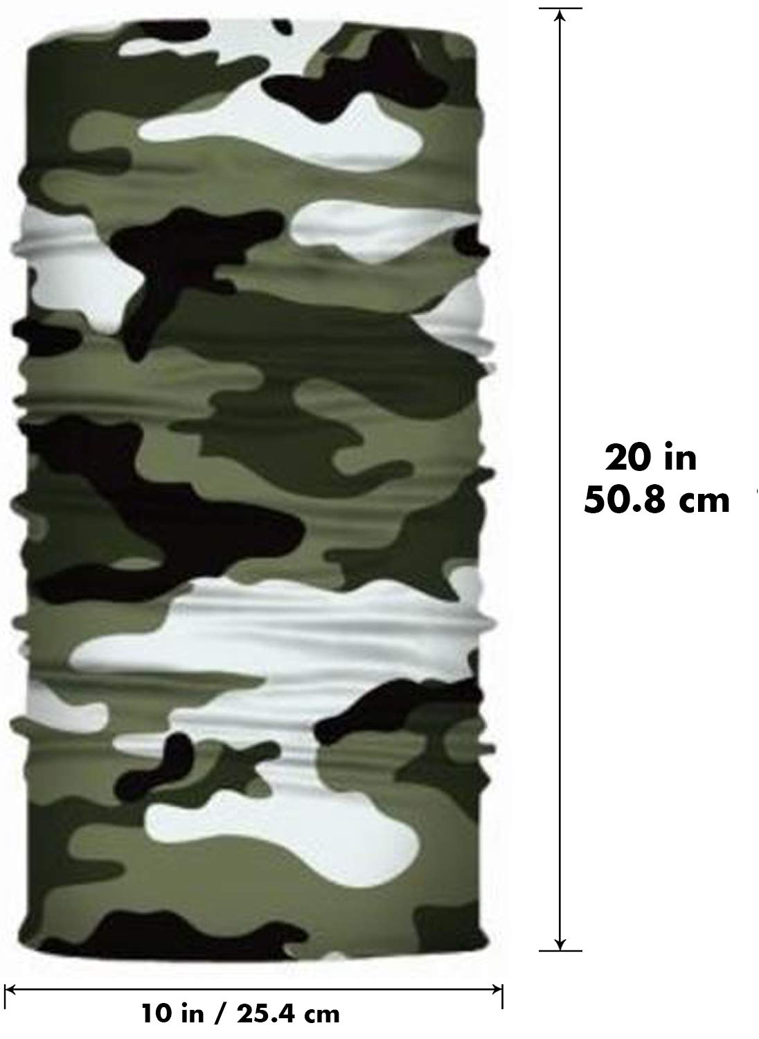 UV Protection Neck Gaiter Face Mask - Washable Balaclava Scarf for Sun, Dust & Wind Protection - Perfect for Hiking, Cycling & Outdoor Activities