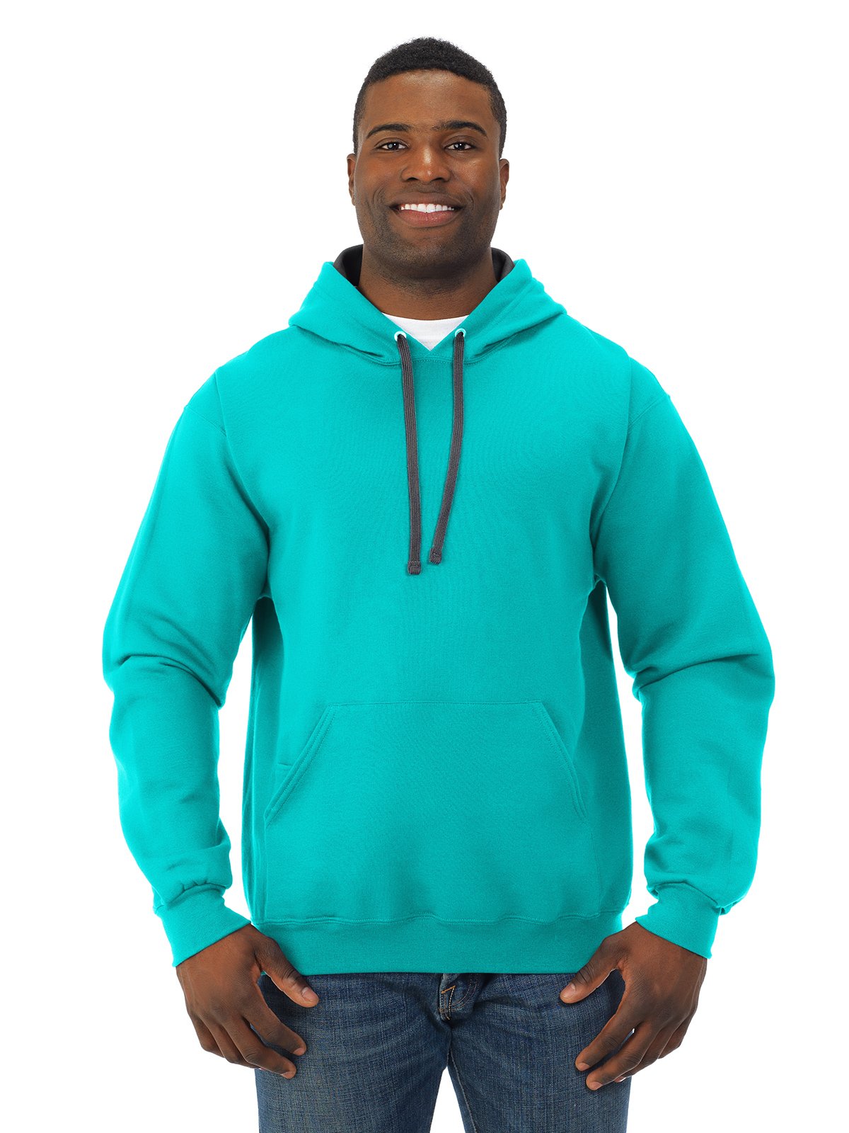 Fruit of the Loom Men's Soft Fleece Pullover Hoodie - Cozy Winter Sweatshirt for Casual Wear & Outdoor Activities