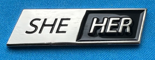 Diversity Pronoun Pins - LGBTQ+ Ally Buttons for Pride, Work & School - Inclusive Gender Identity Badges for Backpacks, Lanyards & Jackets