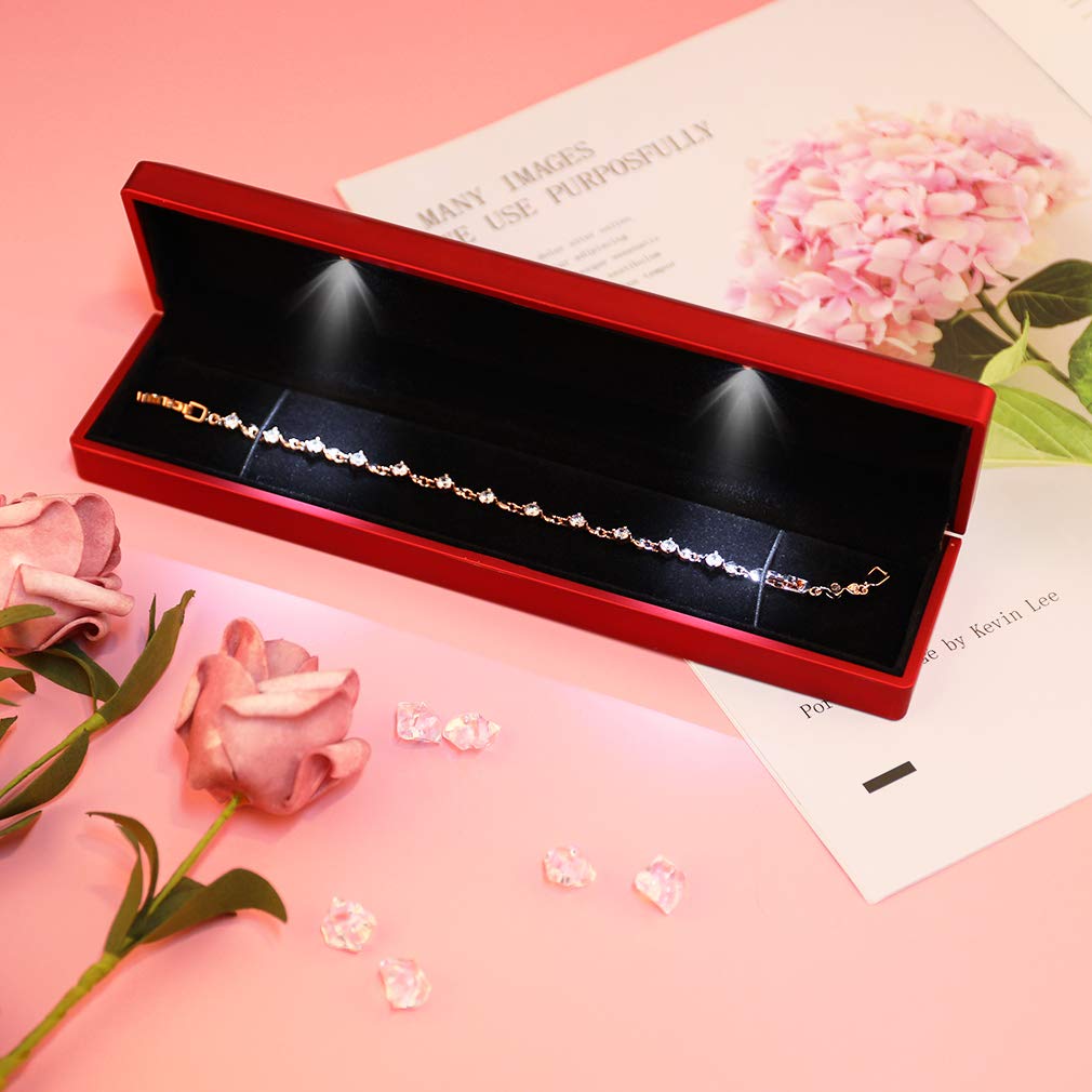 iSuperb LED Jewelry Gift Box - Wedding, Anniversary, Christmas Gift