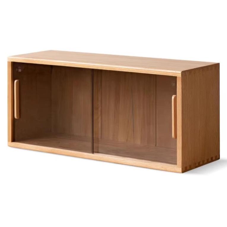 31.4x10.2x13.7 inch / 80x26x35.6 cm / Natural Wood Color / Magazine cabinet